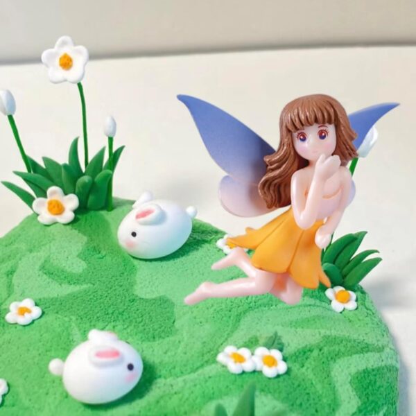 4-Piece Resin Angel Fairy Figurine Set - Image 3