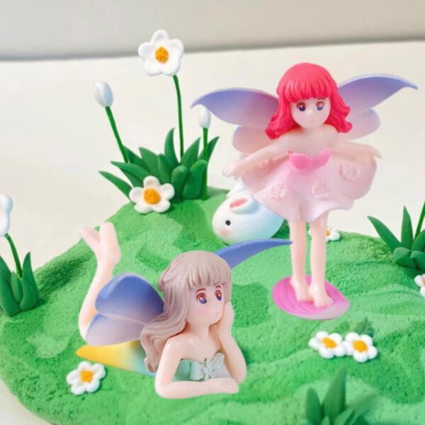 4-Piece Resin Angel Fairy Figurine Set - Image 2