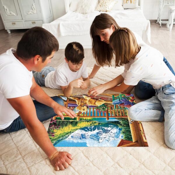 Dog Mountain 500 Piece Puzzle - Image 3
