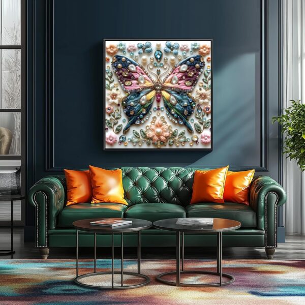 Colorful Butterfly 500-Piece Puzzle - Image 2