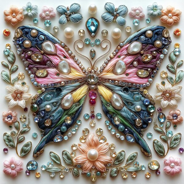 Colorful Butterfly 500-Piece Puzzle